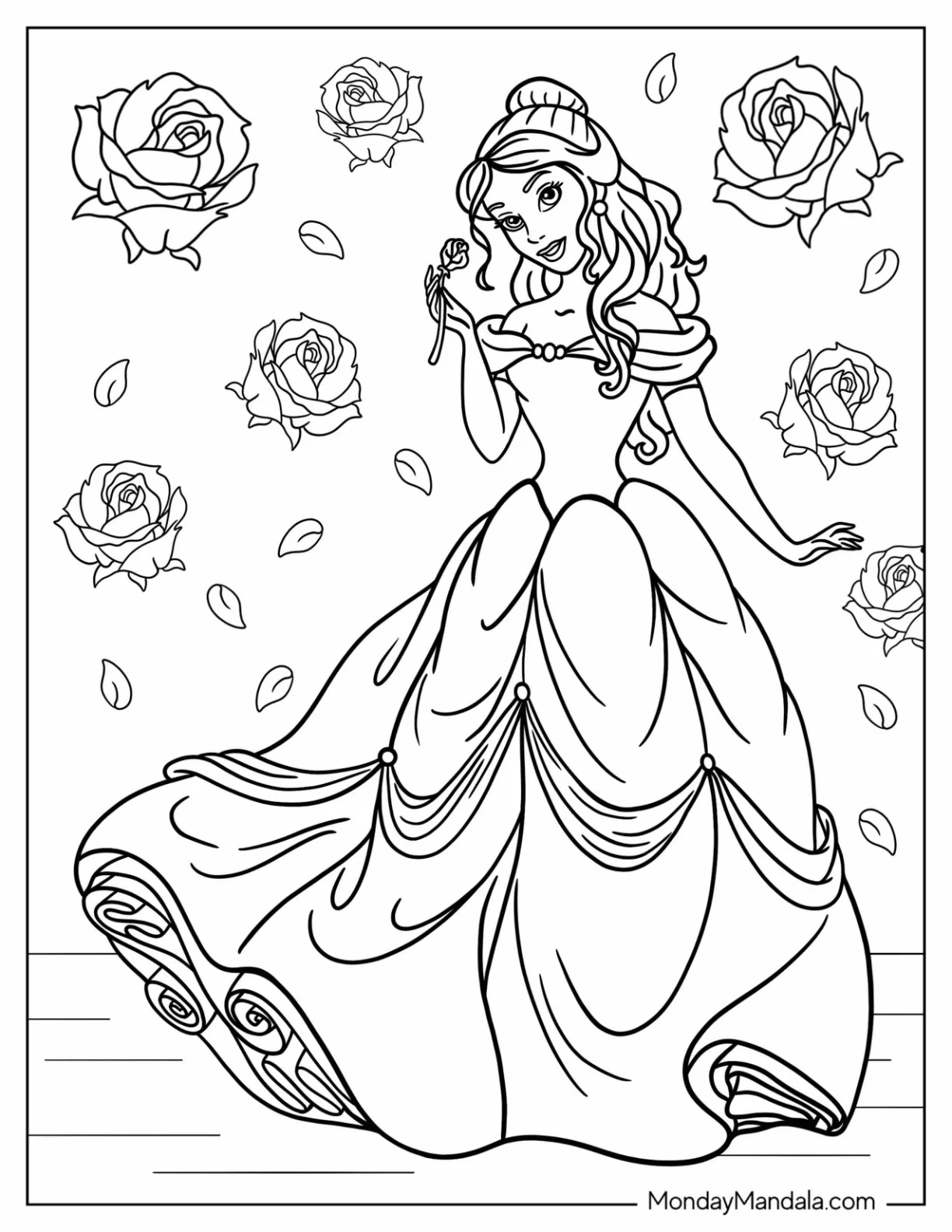 36 Disney Princess Coloring Pages Free PDF Printables 36 Disney Princess Coloring Pages Free PDF Printables