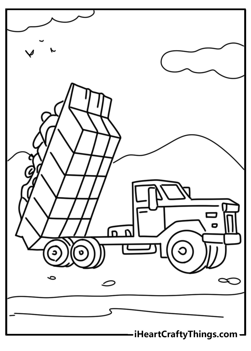 37 Dump Truck Coloring Pages 100 Free Printables 37 Dump Truck Coloring Pages 100 Free Printables