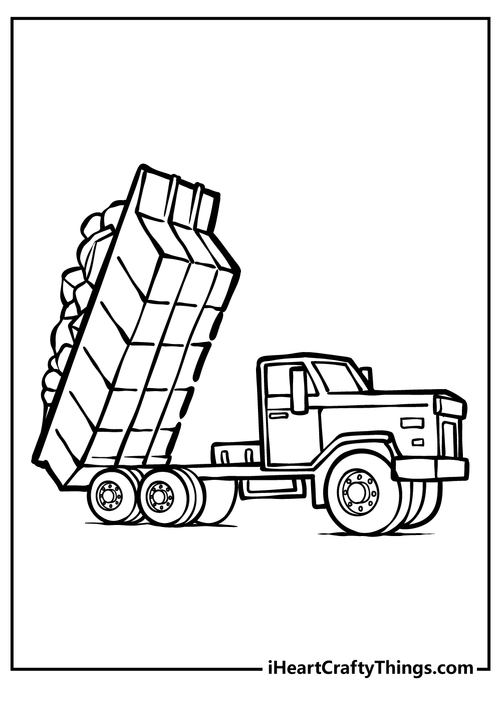 37 Dump Truck Coloring Pages 100 Free Printables 37 Dump Truck Coloring Pages 100 Free Printables