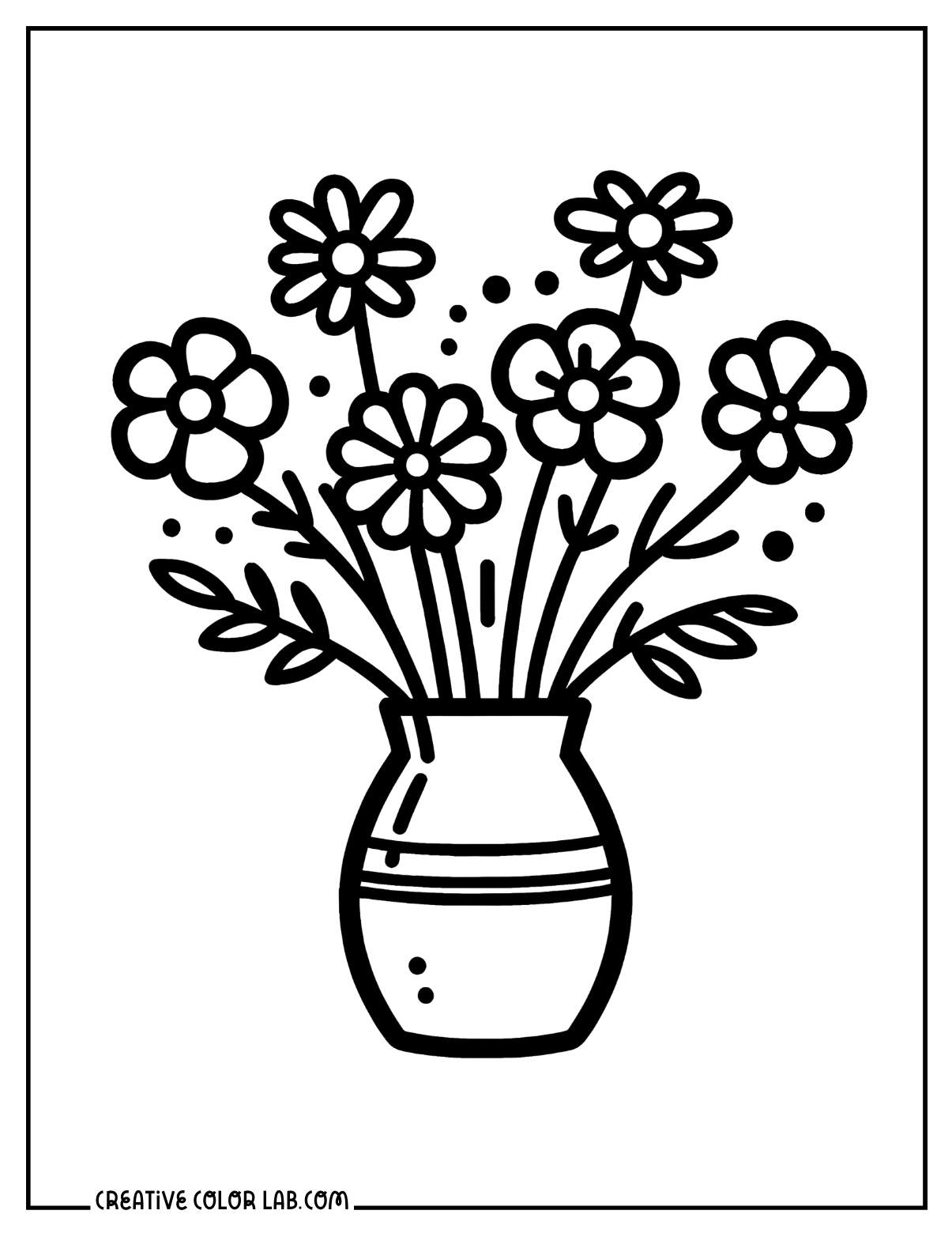 37 Free Flower Coloring Pages Printable PDFs