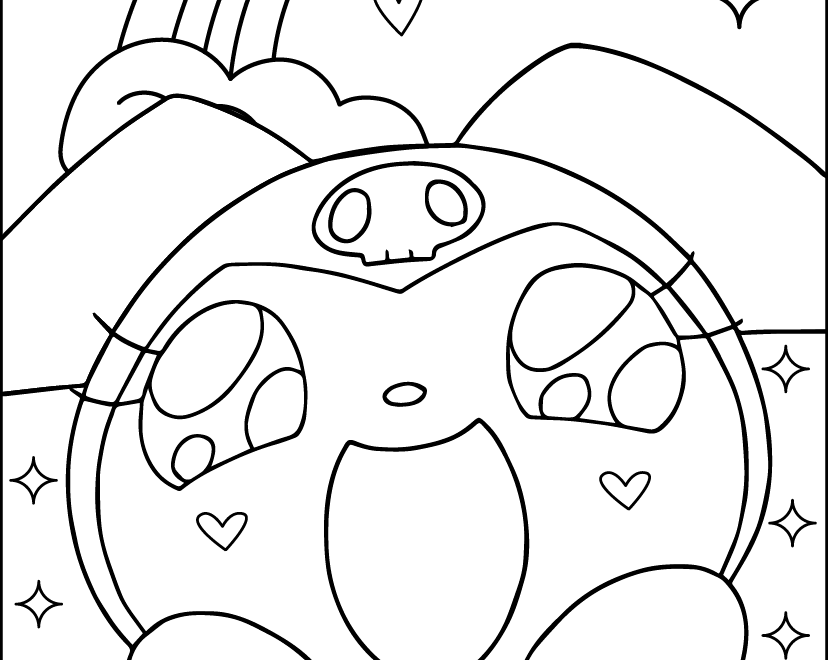 38 Kuromi Coloring Pages Free PDF Printables