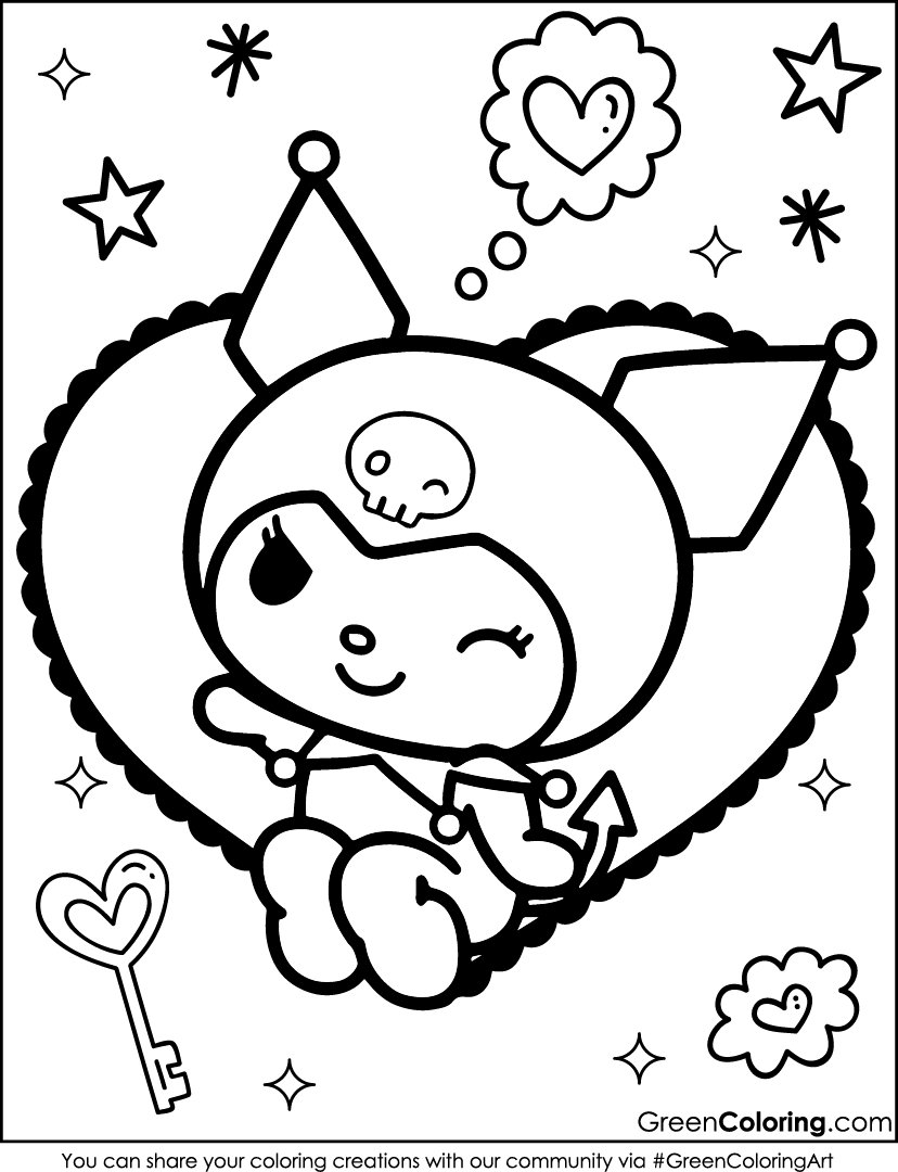 38 Kuromi Coloring Pages Free PDF Printables 38 Kuromi Coloring Pages Free PDF Printables