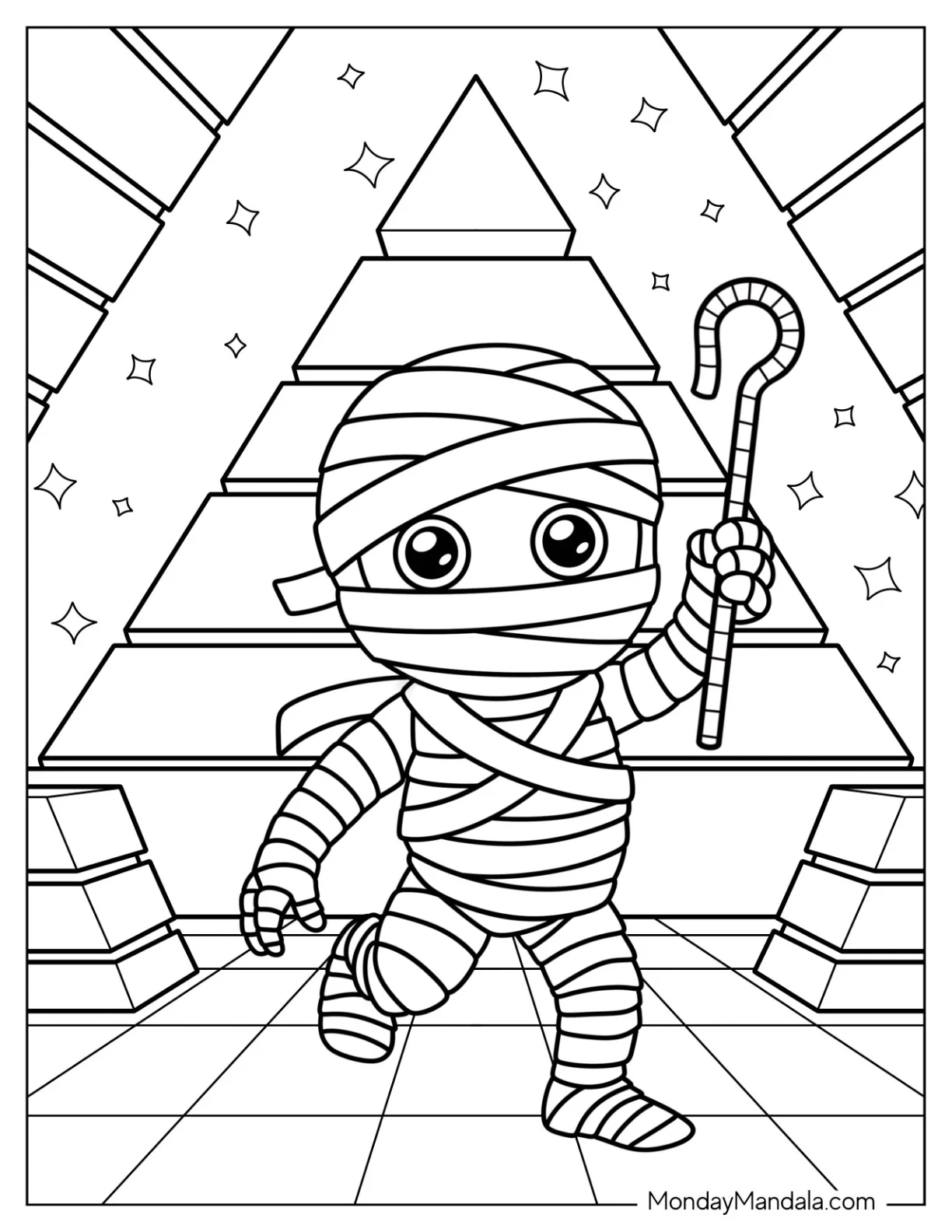 38 Mummy Coloring Pages Free PDF Printables 38 Mummy Coloring Pages Free PDF Printables