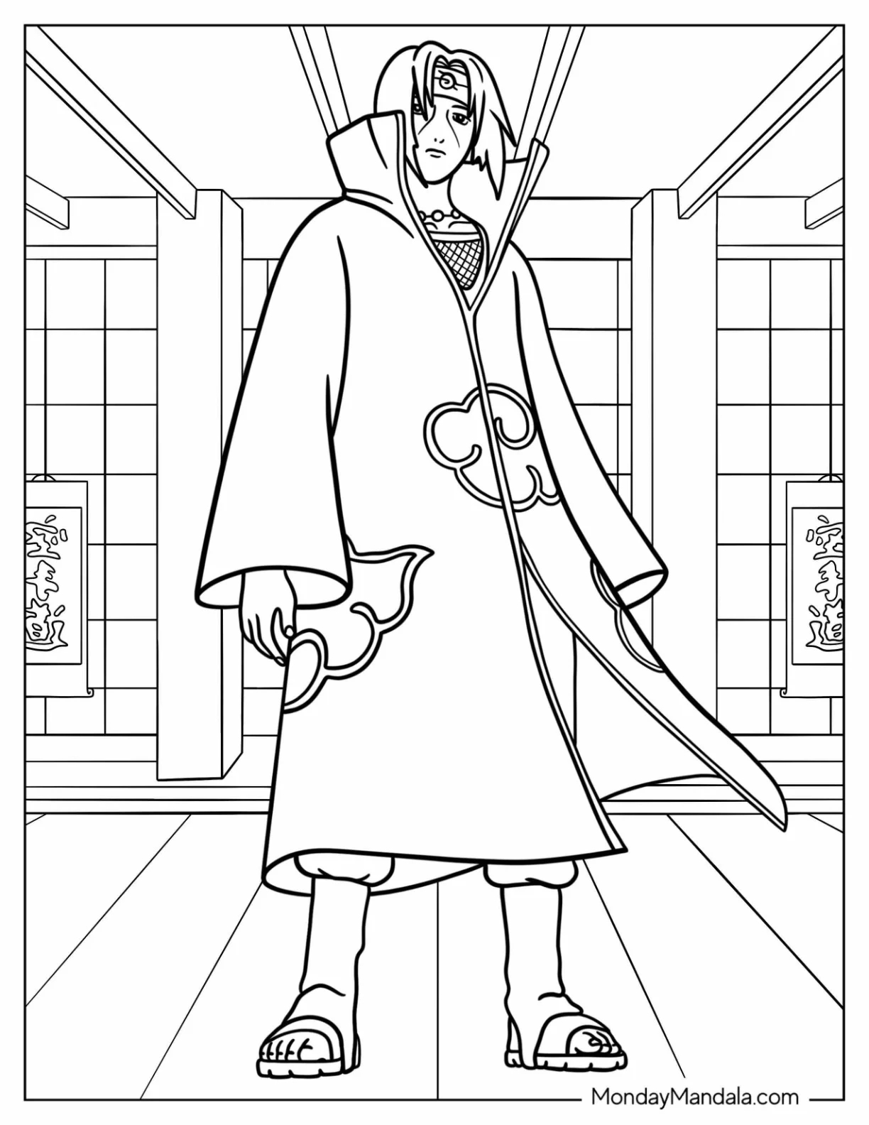 Advanced Naruto Coloring Pages Advanced Naruto Coloring Pages