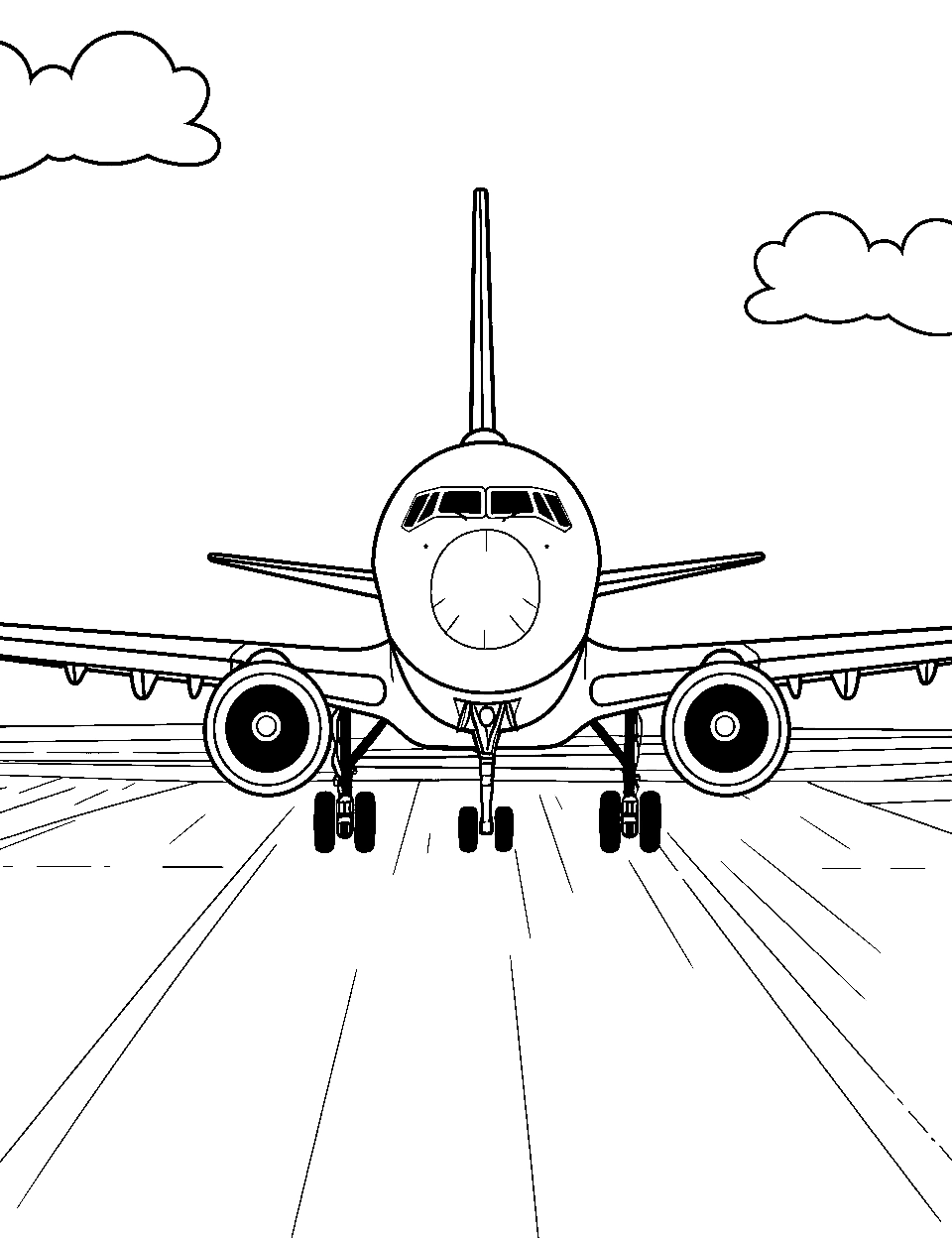 40 Airplane Coloring Pages Free Printable Sheets Worksheets Library