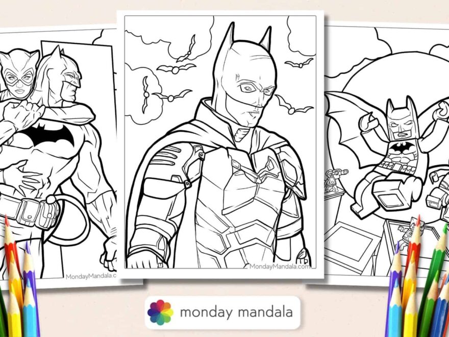 40 Batman Coloring Pages Free PDF Printables