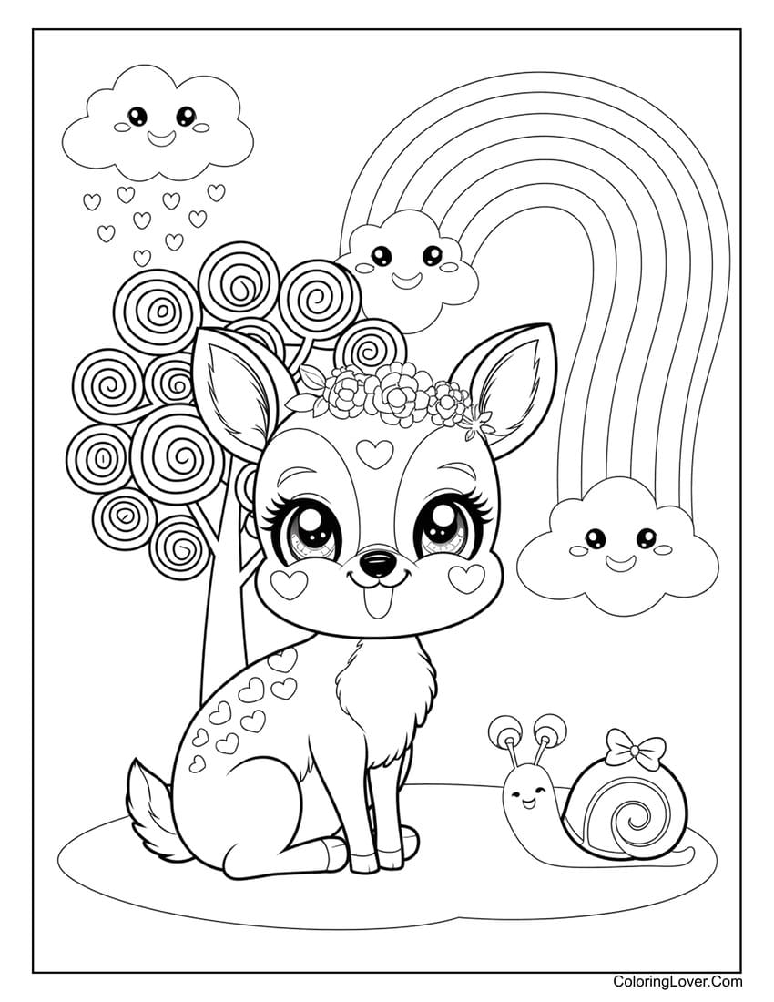 40 Deer Coloring Pages Free Printables For All Ages 