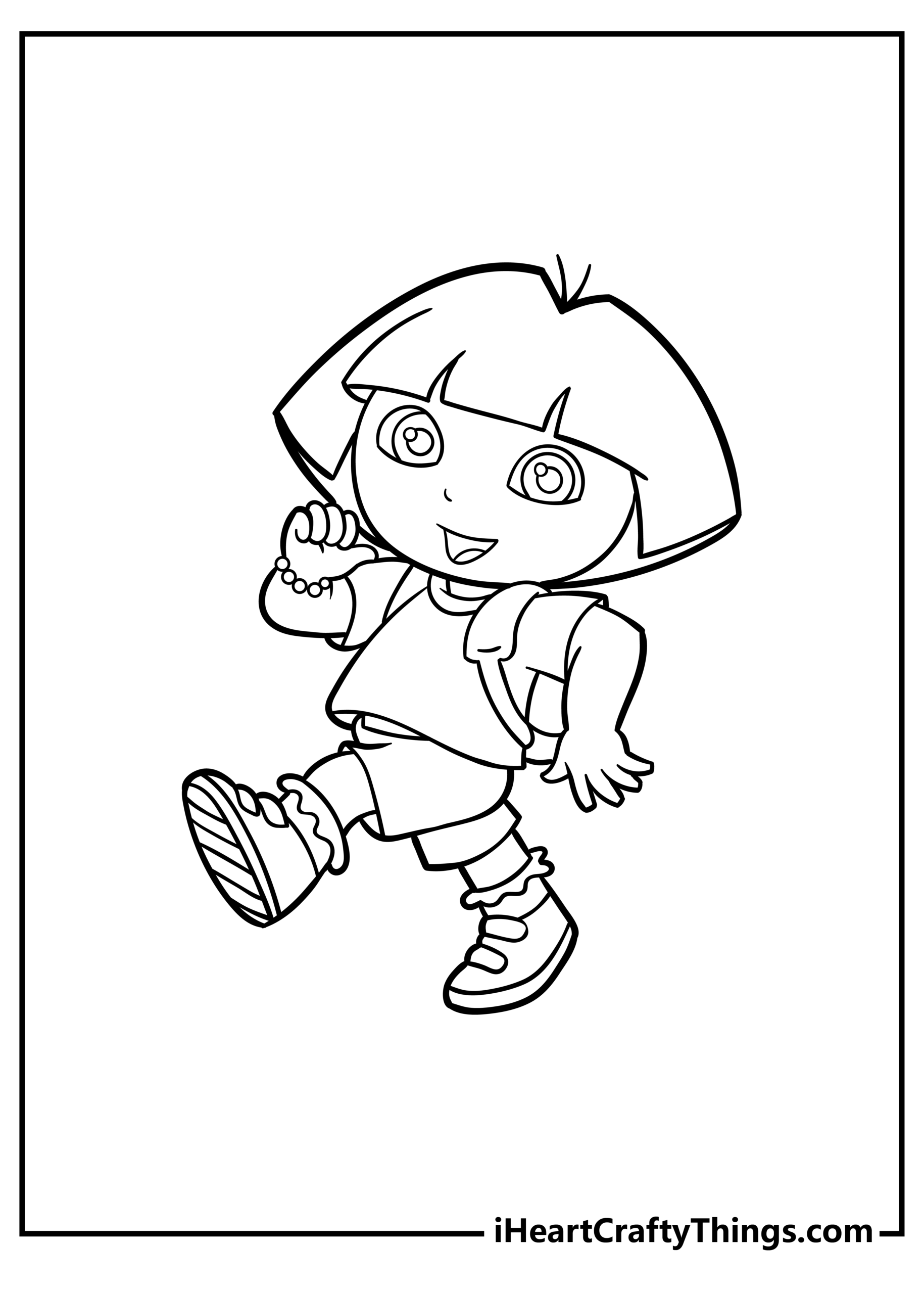 40 Dora The Explorer Coloring Pages 100 Free Printables 40 Dora The Explorer Coloring Pages 100 Free Printables