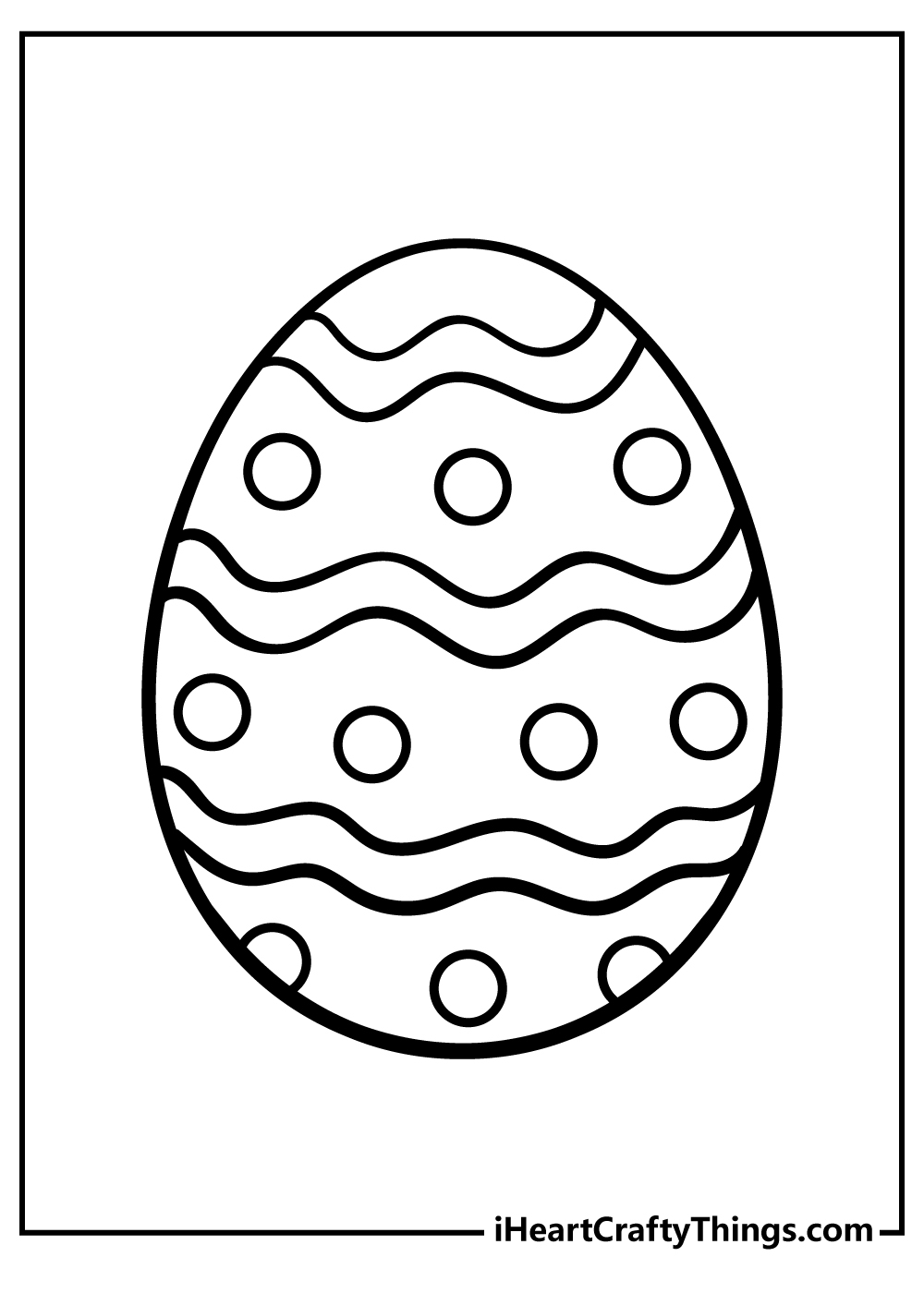 12 Easter Egg Coloring Pages 12 Easter Egg Coloring Pages