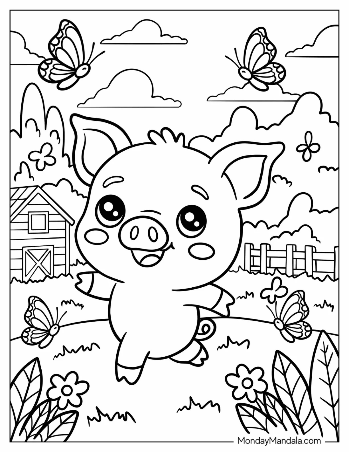 40 Farm Animal Coloring Pages Free PDF Printables 40 Farm Animal Coloring Pages Free PDF Printables