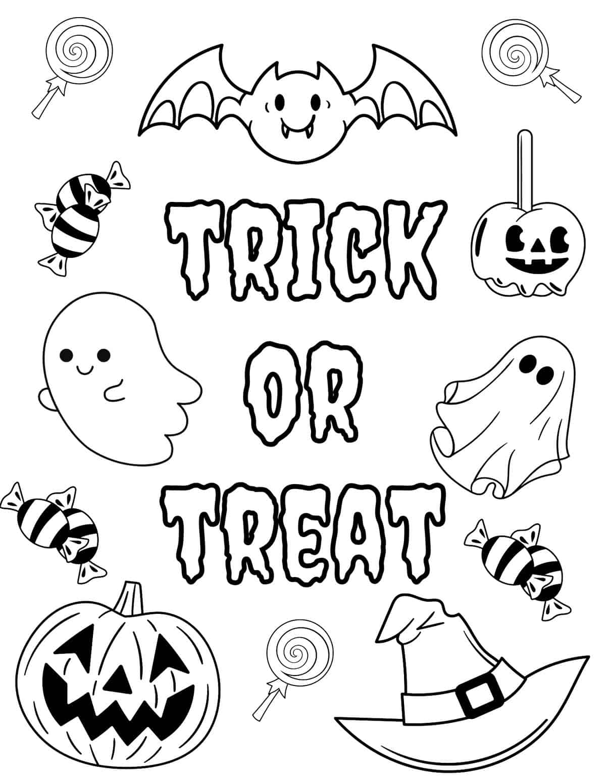 40 Free Halloween Coloring Pages For Kids And Adults Prudent Penny Pincher