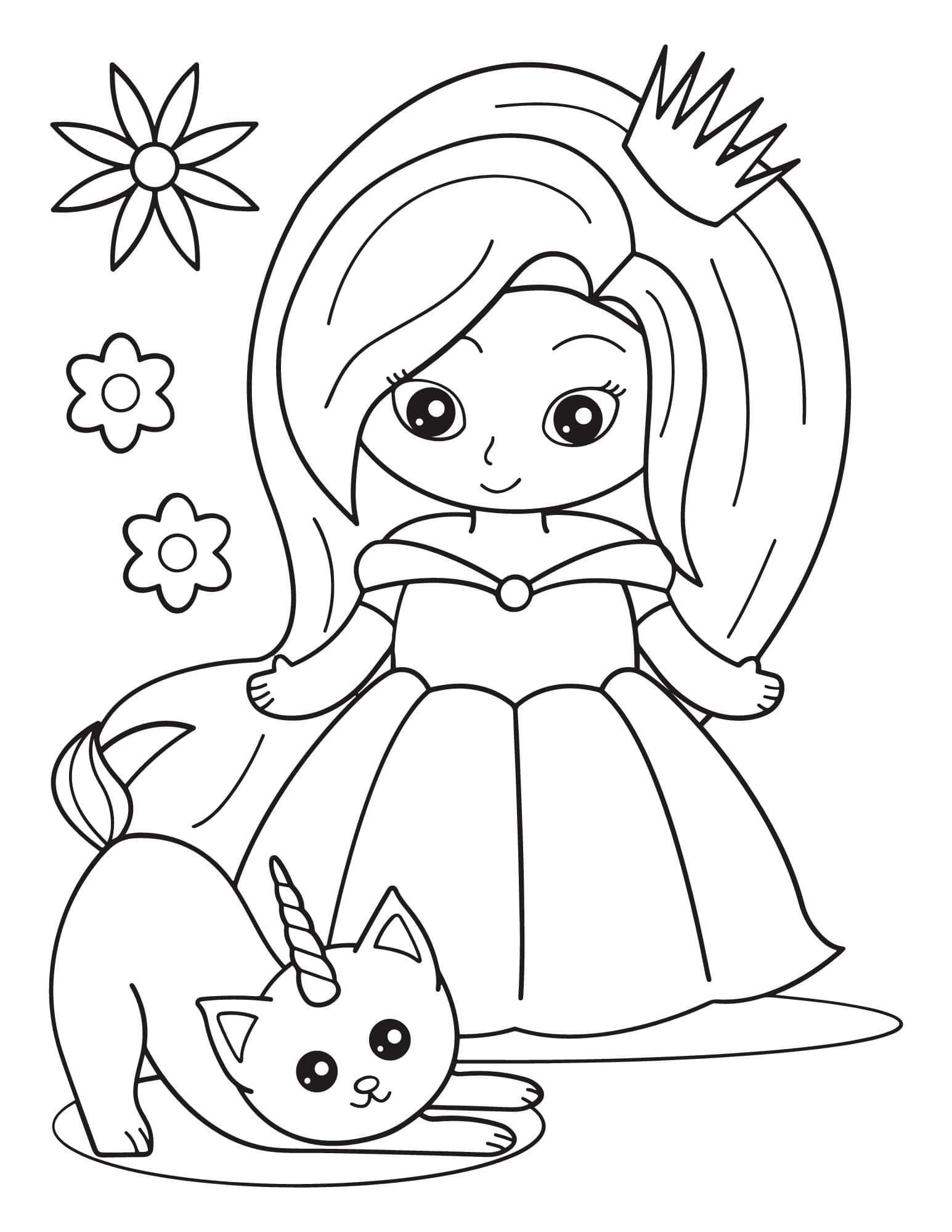40 Gorgeous Princess Coloring Pages For Kids And Adults