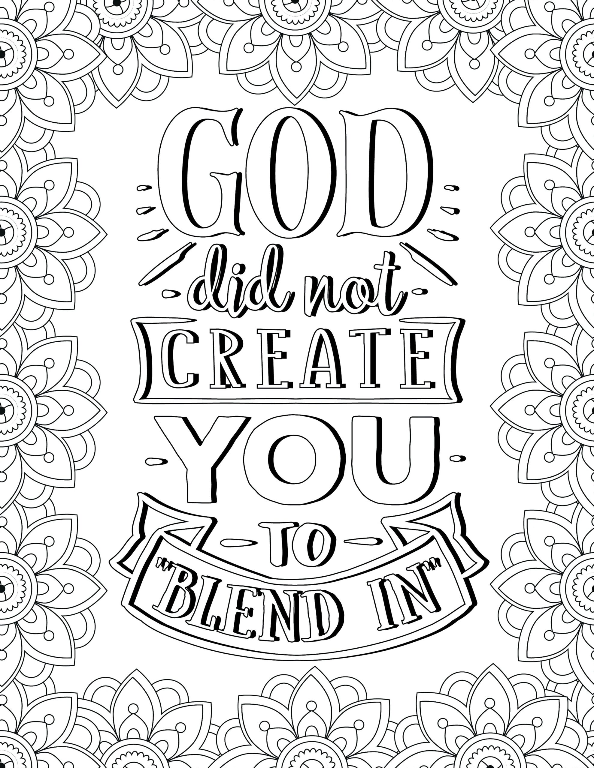 40 Inspirational Coloring Pages Christian Coloring Book Pages Inspirational Quotes Coloring Pages Christian Artwork Etsy Denmark