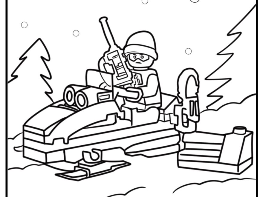 40 LEGO Coloring Pages 100 Free To Print