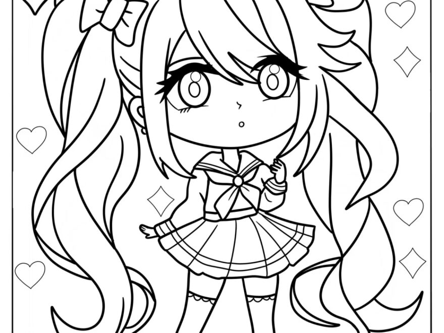 43 Chibi Coloring Pages Free PDF Printables