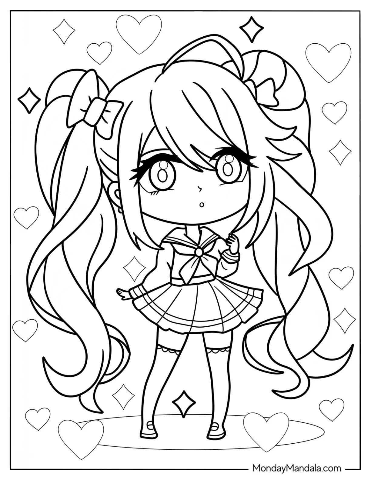 43 Chibi Coloring Pages Free PDF Printables 43 Chibi Coloring Pages Free PDF Printables