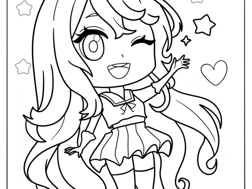 43 Chibi Coloring Pages Free PDF Printables