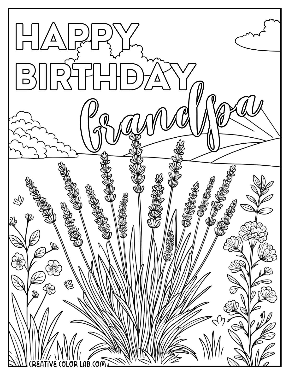 Birthday Coloring Pages For Adults Humor