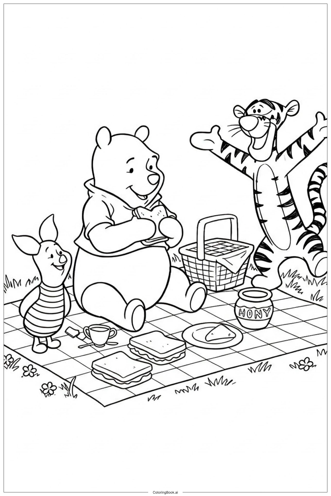 48 Winnie The Pooh Coloring Pages Free PDF PNG Printables 