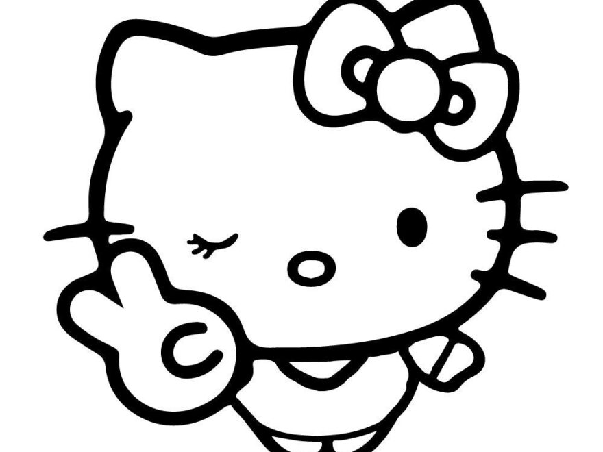 5 5 HELLO KITTY PEACE Vinyl Decal Sticker Car Window Laptop Hippie Love EBay Australia