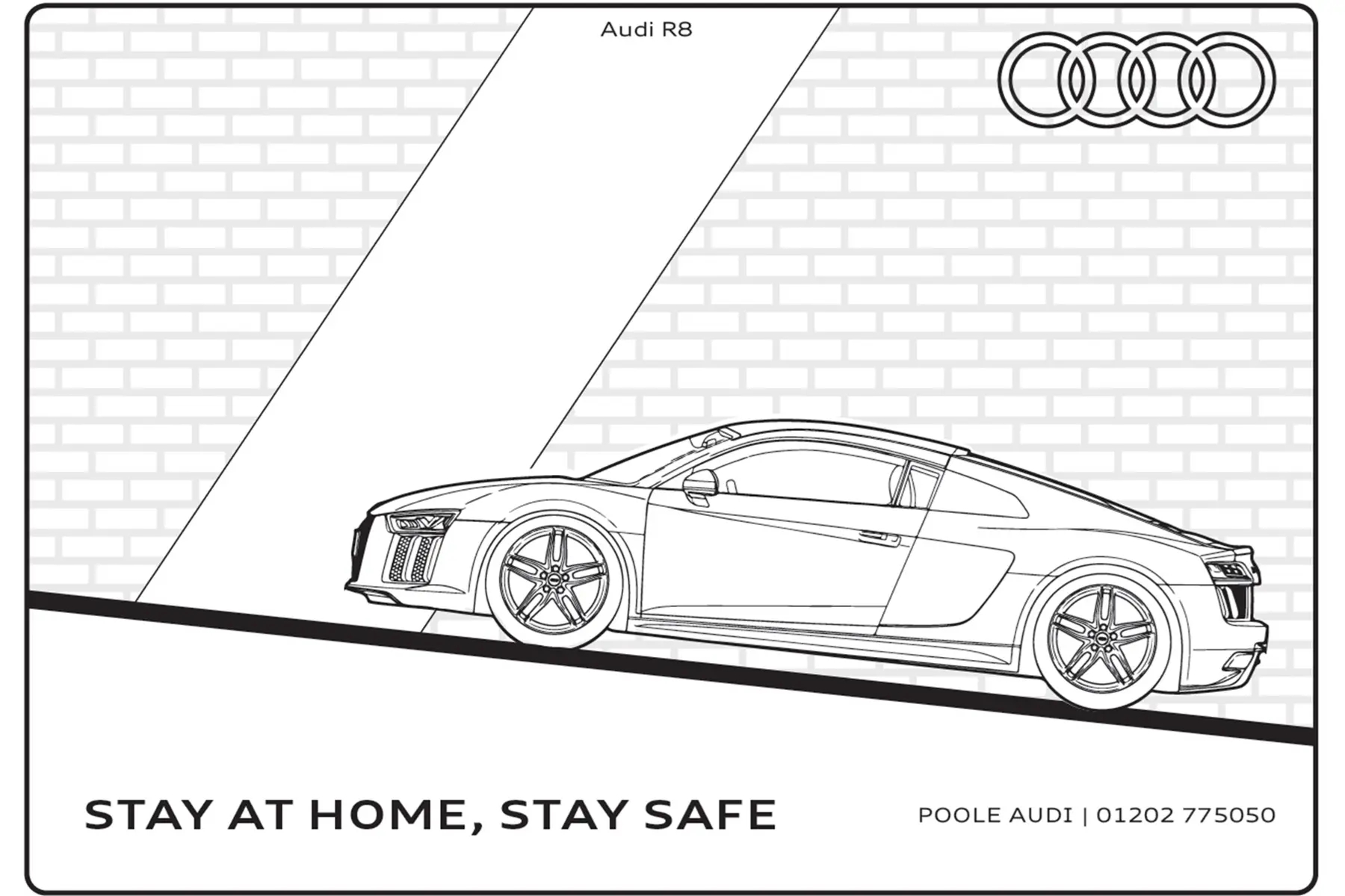 Car Coloring Pages Audi R8 Car Coloring Pages Audi R8