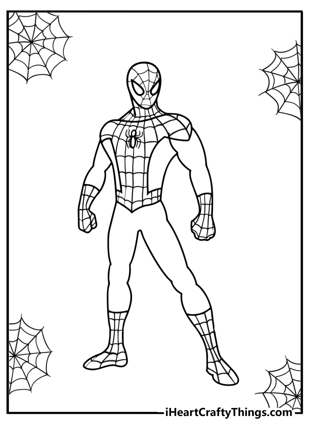 50 Spiderman Coloring Pages For Kids Free PDF Printables 