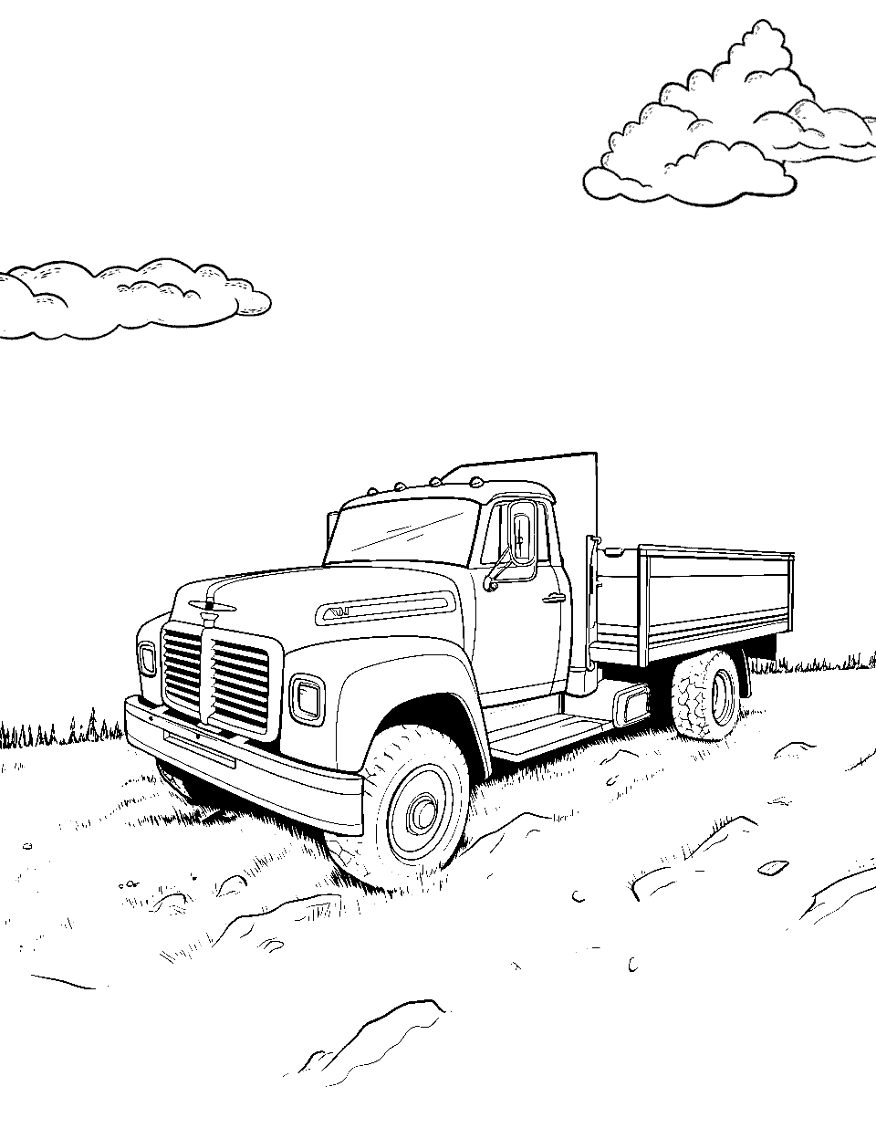 Dually Truck Coloring Pages Dually Truck Coloring Pages