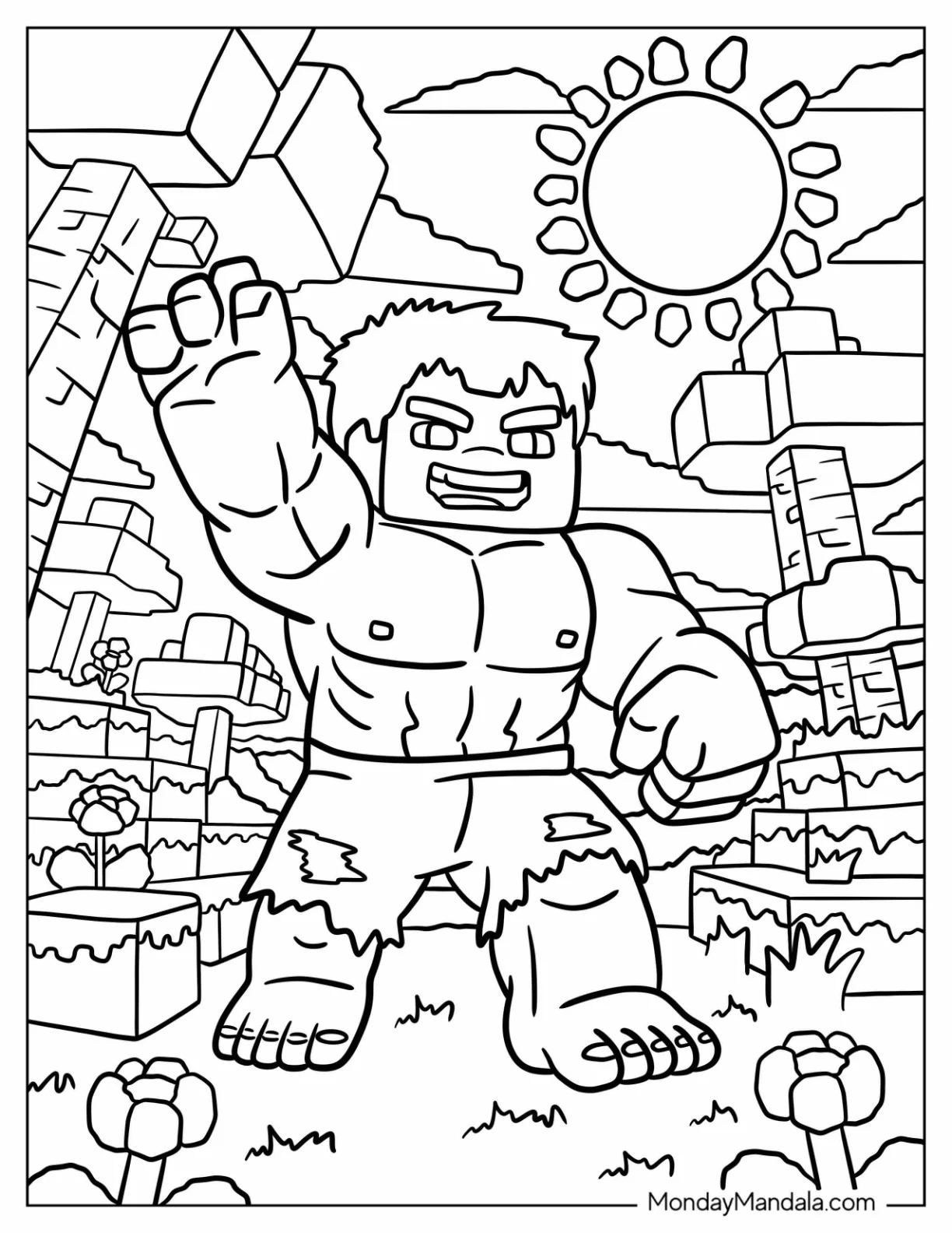 52 Hulk Coloring Pages Free PDF Printables 52 Hulk Coloring Pages Free PDF Printables