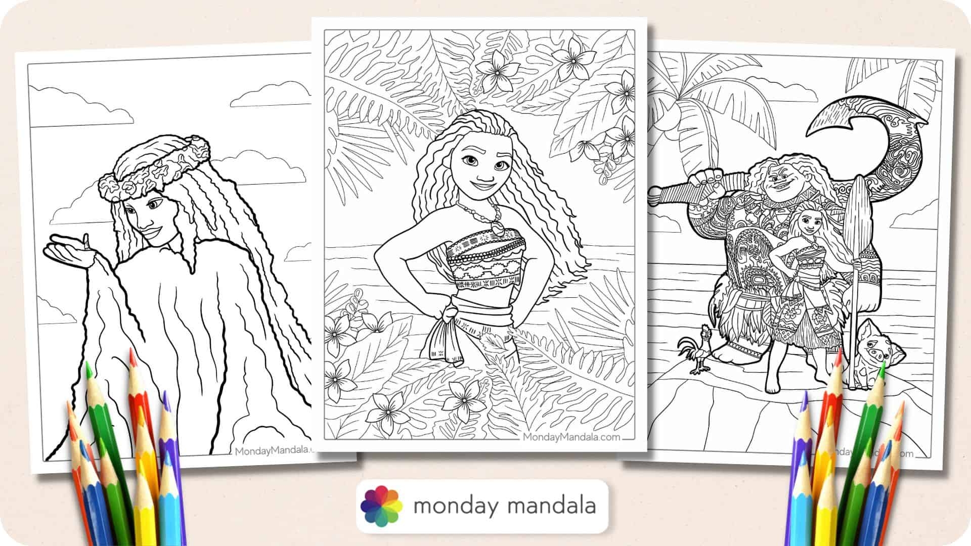 52 Moana Coloring Pages Free PDF Printables 52 Moana Coloring Pages Free PDF Printables
