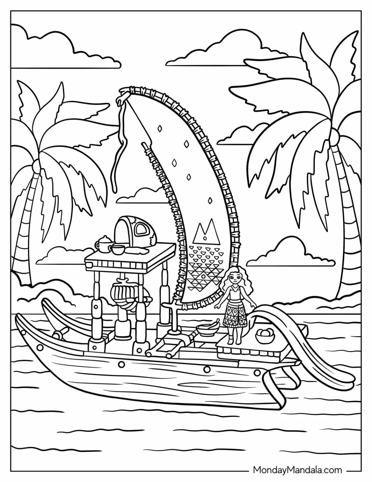 52 Moana Coloring Pages Free PDF Printables 52 Moana Coloring Pages Free PDF Printables
