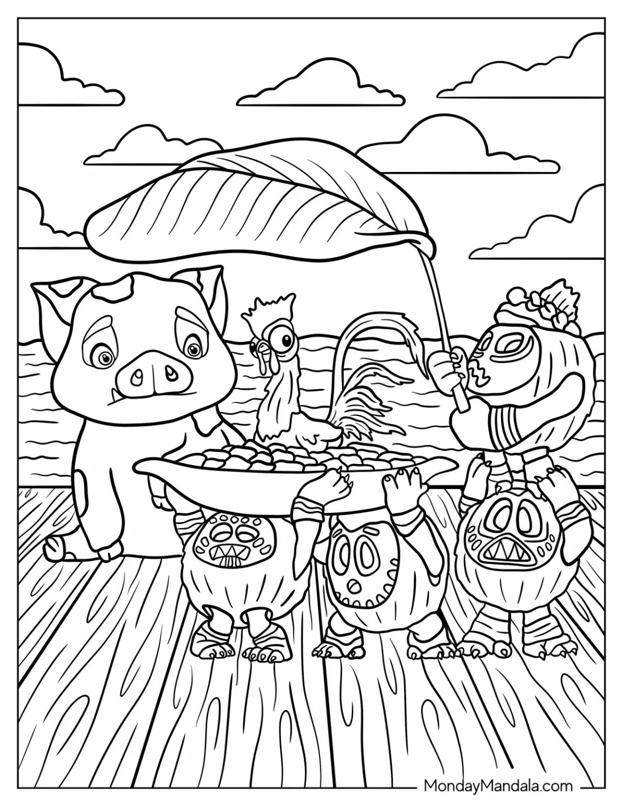52 Moana Coloring Pages Free PDF Printables 52 Moana Coloring Pages Free PDF Printables