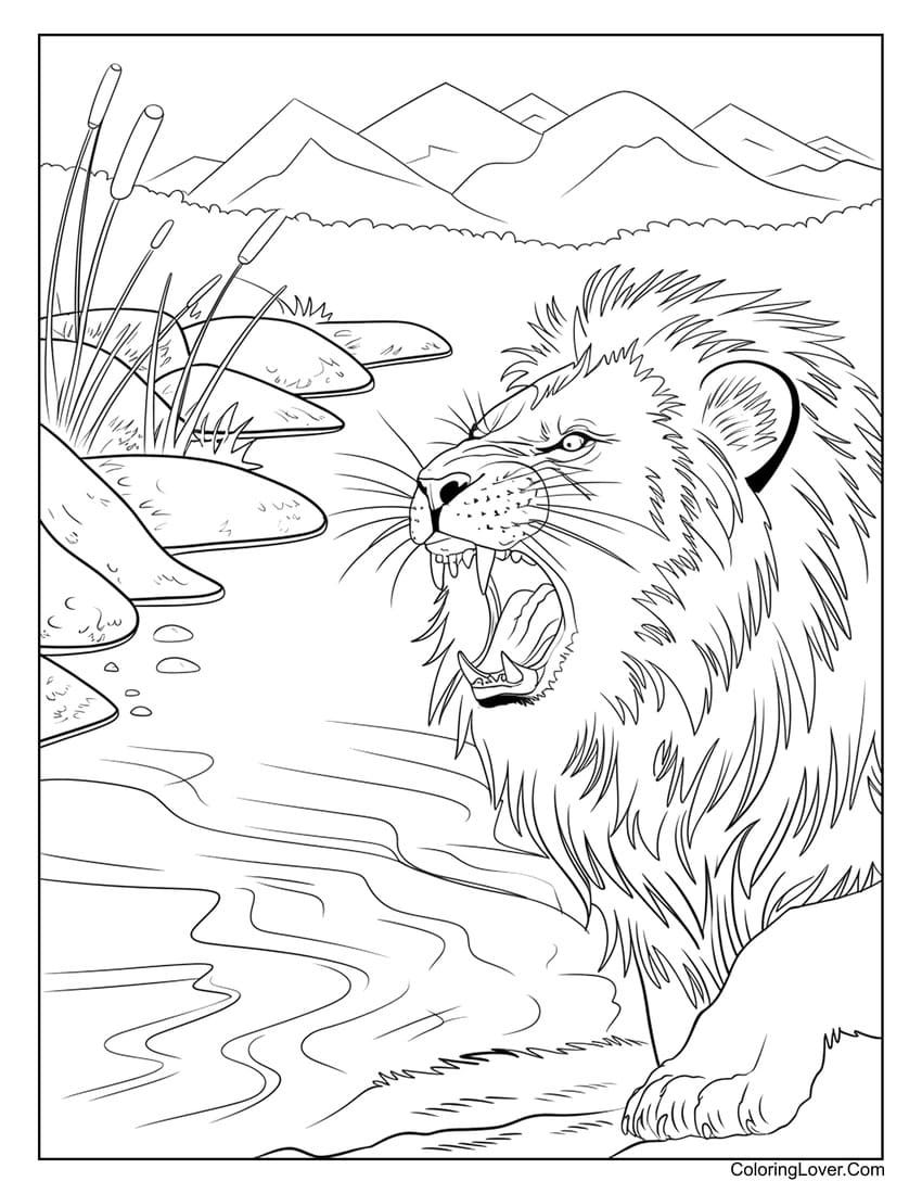 54 Lion Coloring Pages Free Printables For All Ages 