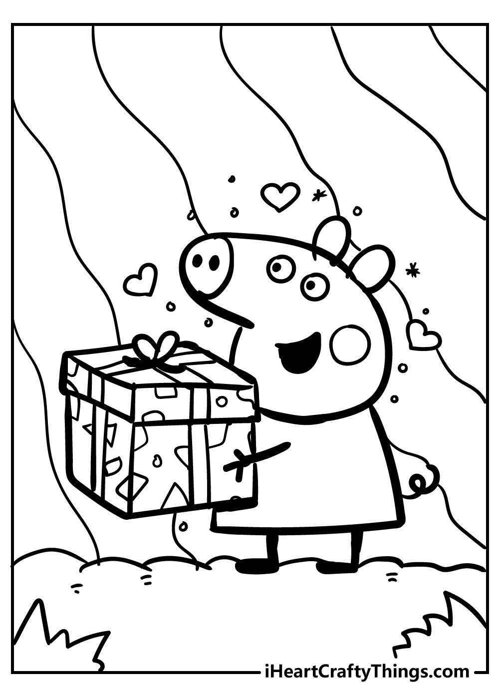 Peppa Pig Adult Coloring Pages