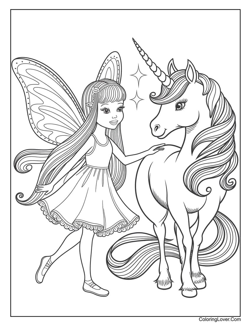 55 Fairy Coloring Pages Free Printables For All Ages 