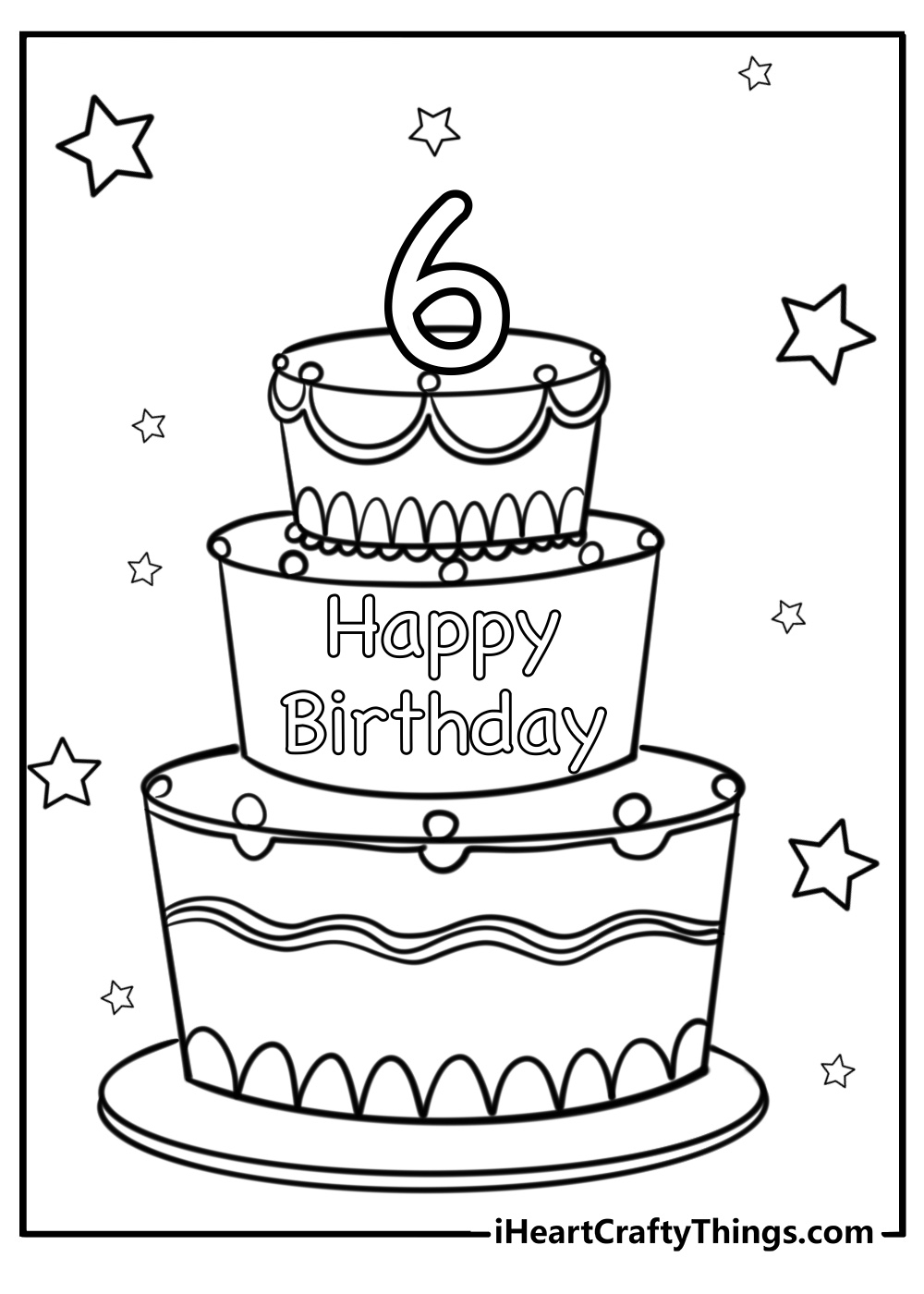 56 Happy Birthday Coloring Pages Cards 100 Free 