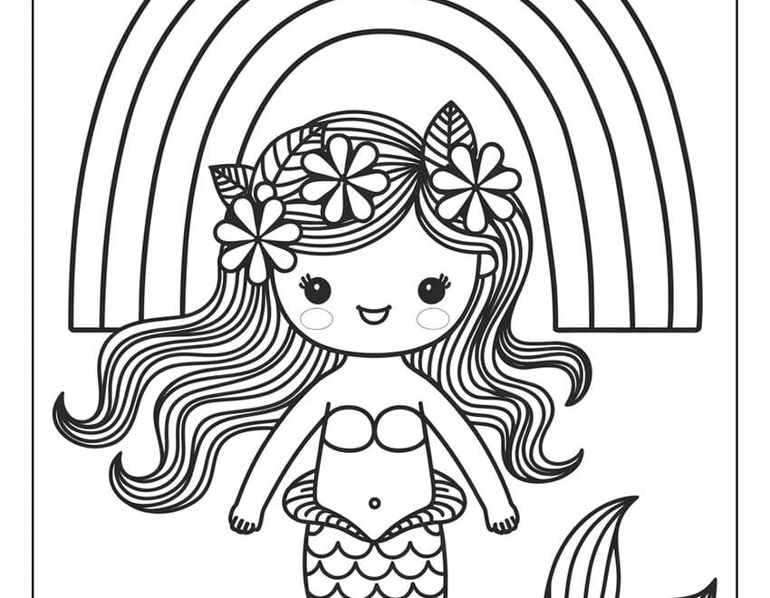 57 Mermaid Coloring Pages Free Printables For All Ages