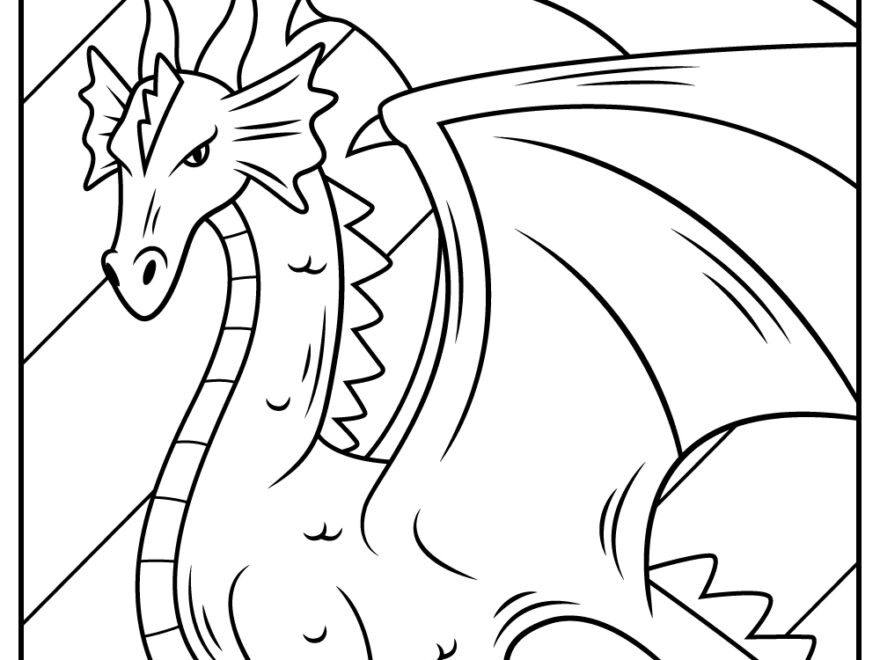 58 Dragon Coloring Pages Printable Free PDFs For Kids