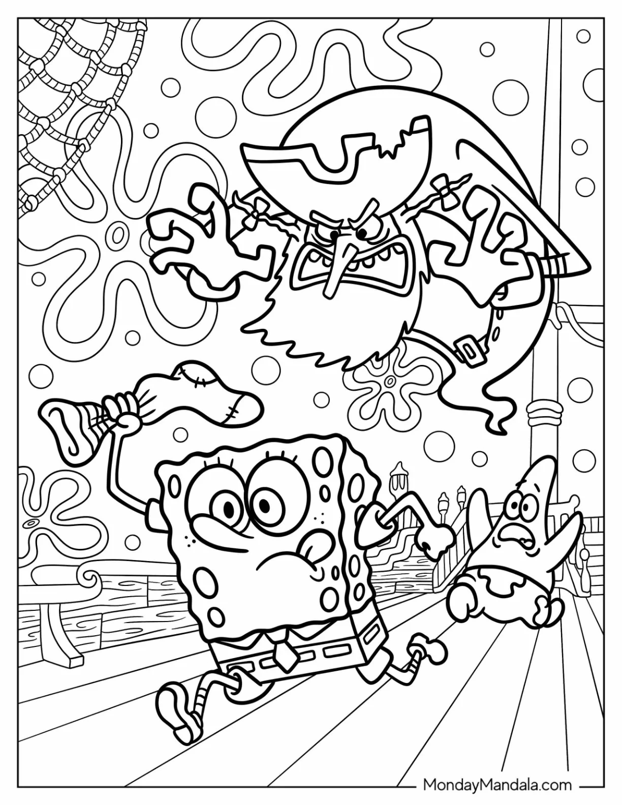 58 SpongeBob Coloring Pages Free PDF Printables 
