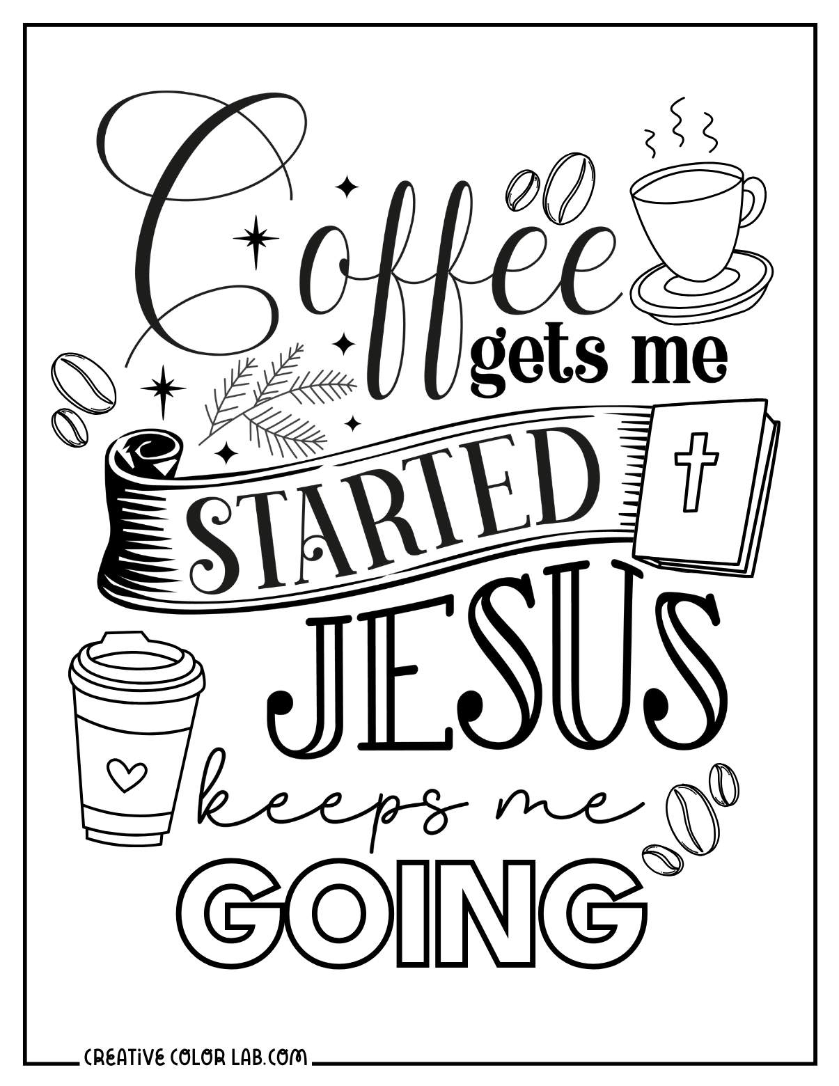 61 Bible Verse Coloring Pages Free Printable Christian Quotes