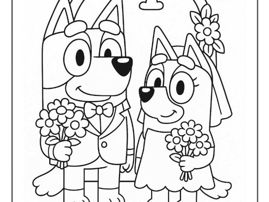 61 Bluey Coloring Pages Free Printables Smooth Draw