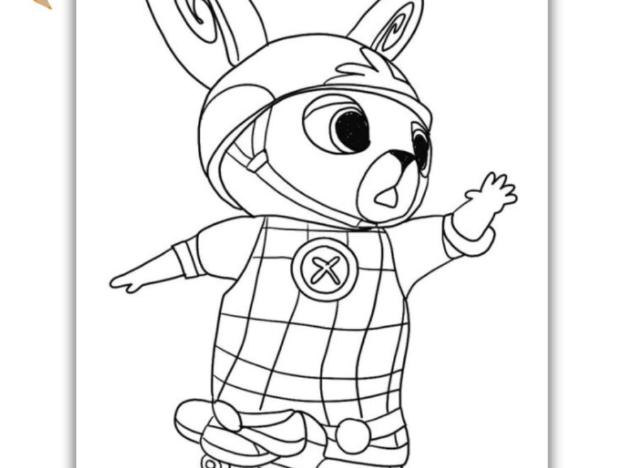 63 Bing Coloring Pages For Kids Free Printables