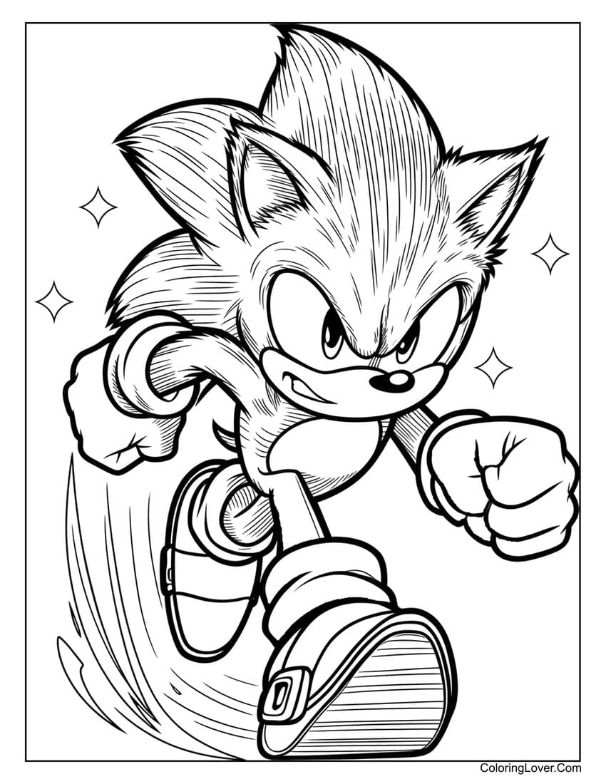 Sonic Tales Coloring Pages