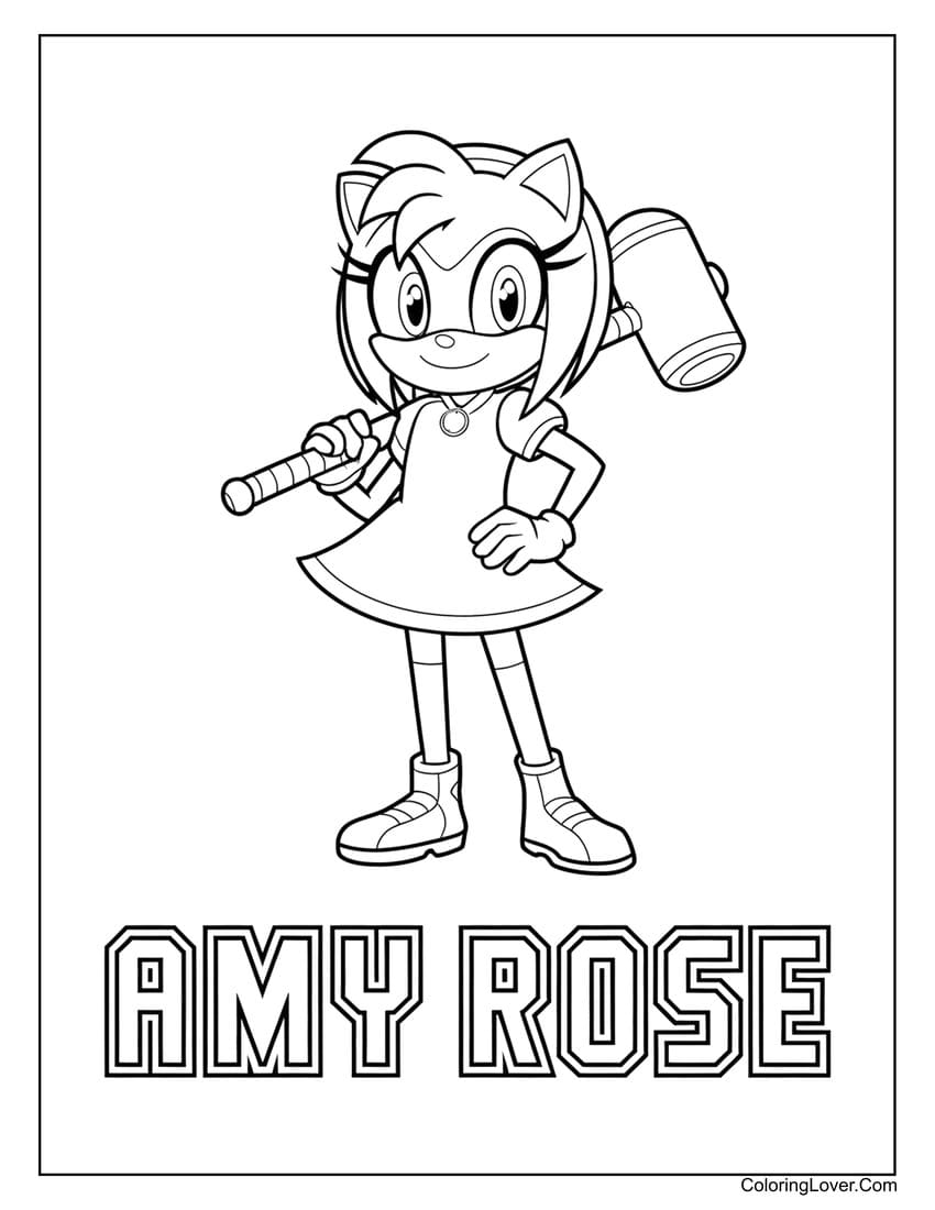 Amy Coloring Pages Comic Amy Coloring Pages Comic