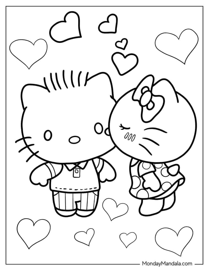 68 Hello Kitty Coloring Pages Free PDF Printables 