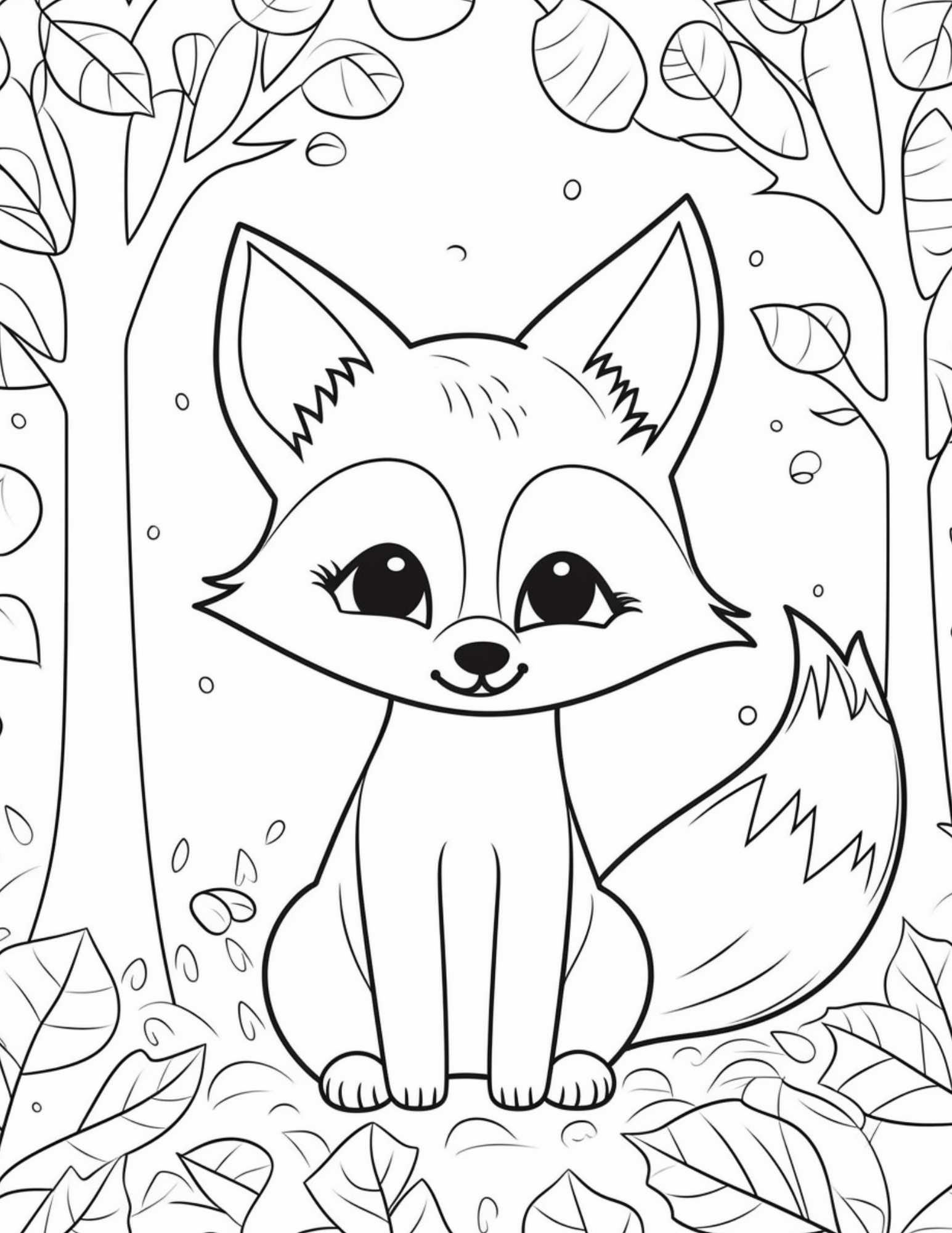 Animal Jam Fox Coloring Pages