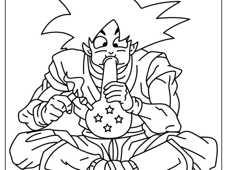 70 Goku Coloring Pages Free Printable PDF Online Coloring