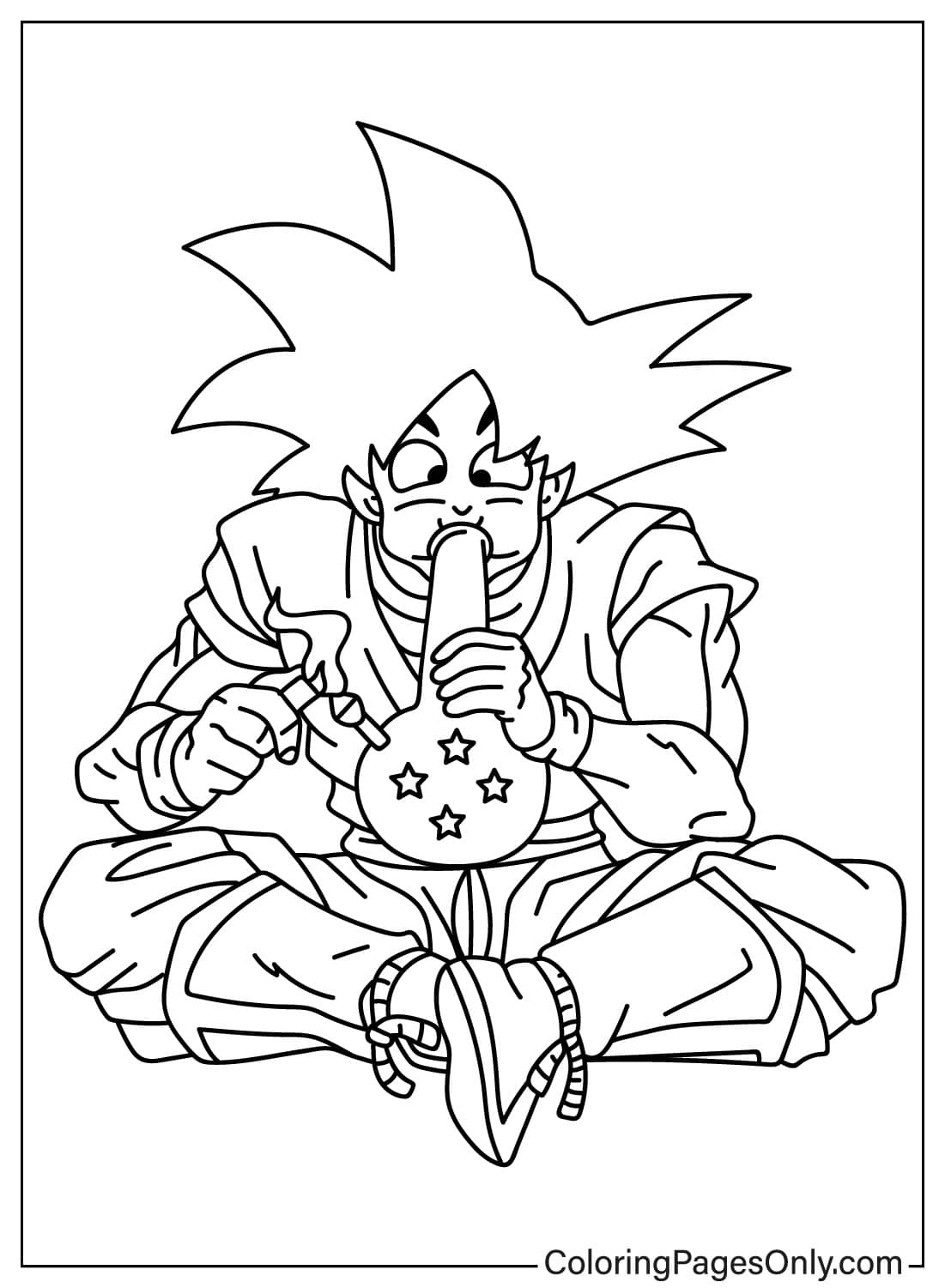 70 Goku Coloring Pages Free Printable PDF Online Coloring 70 Goku Coloring Pages Free Printable PDF Online Coloring