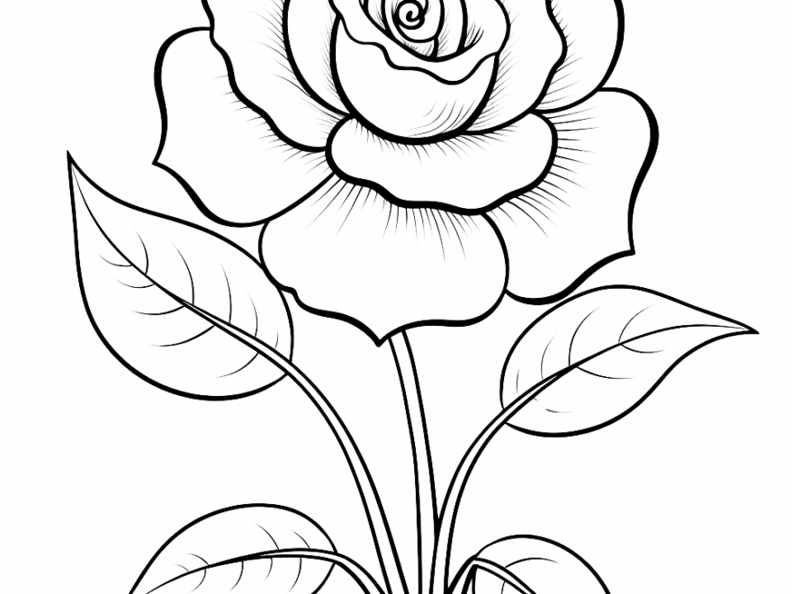75 Flower Coloring Pages Free Printable Sheets