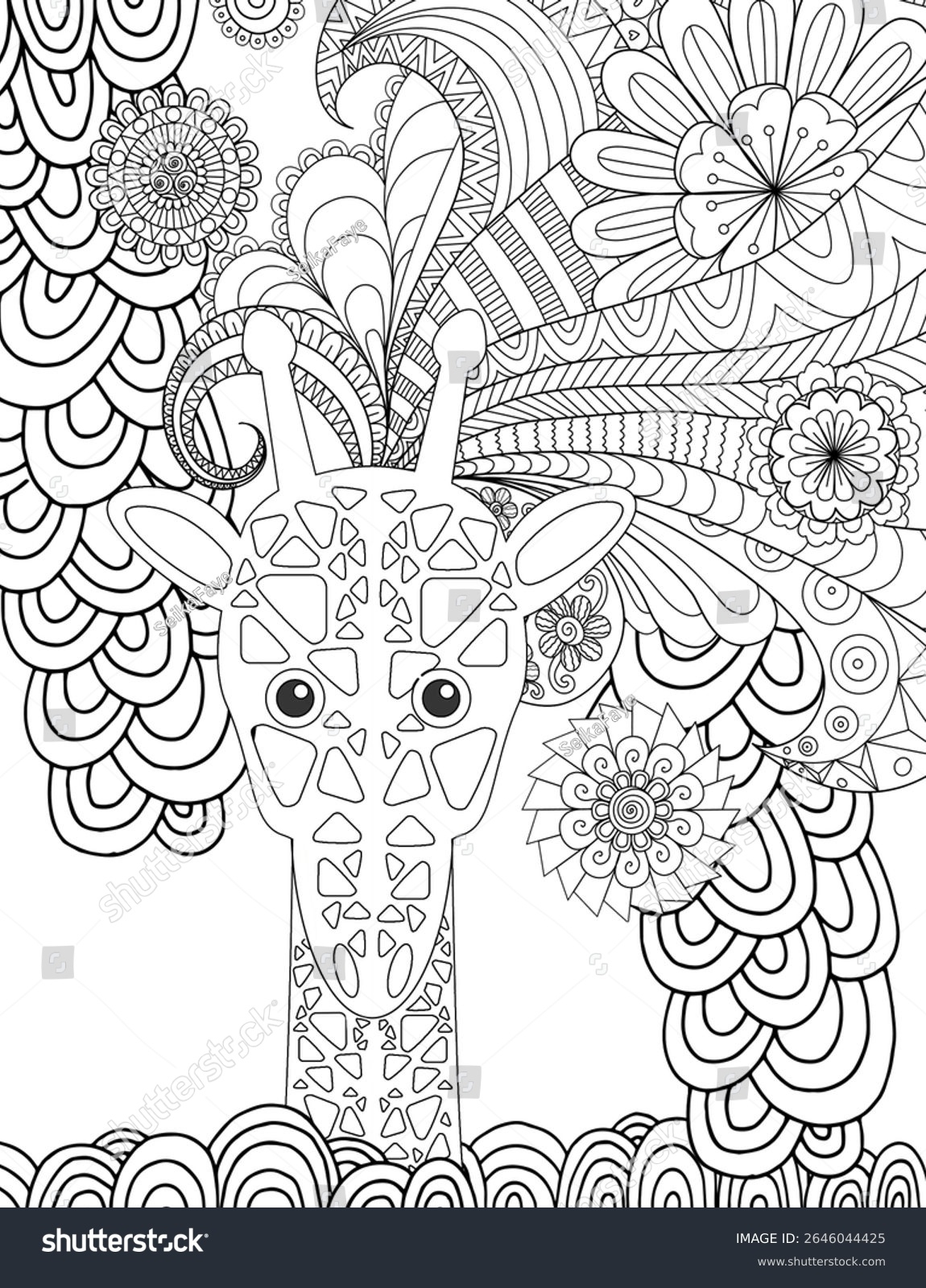 8 Thousand Giraffe Colour Book Royalty Free Images Stock Photos Pictures Shutterstock