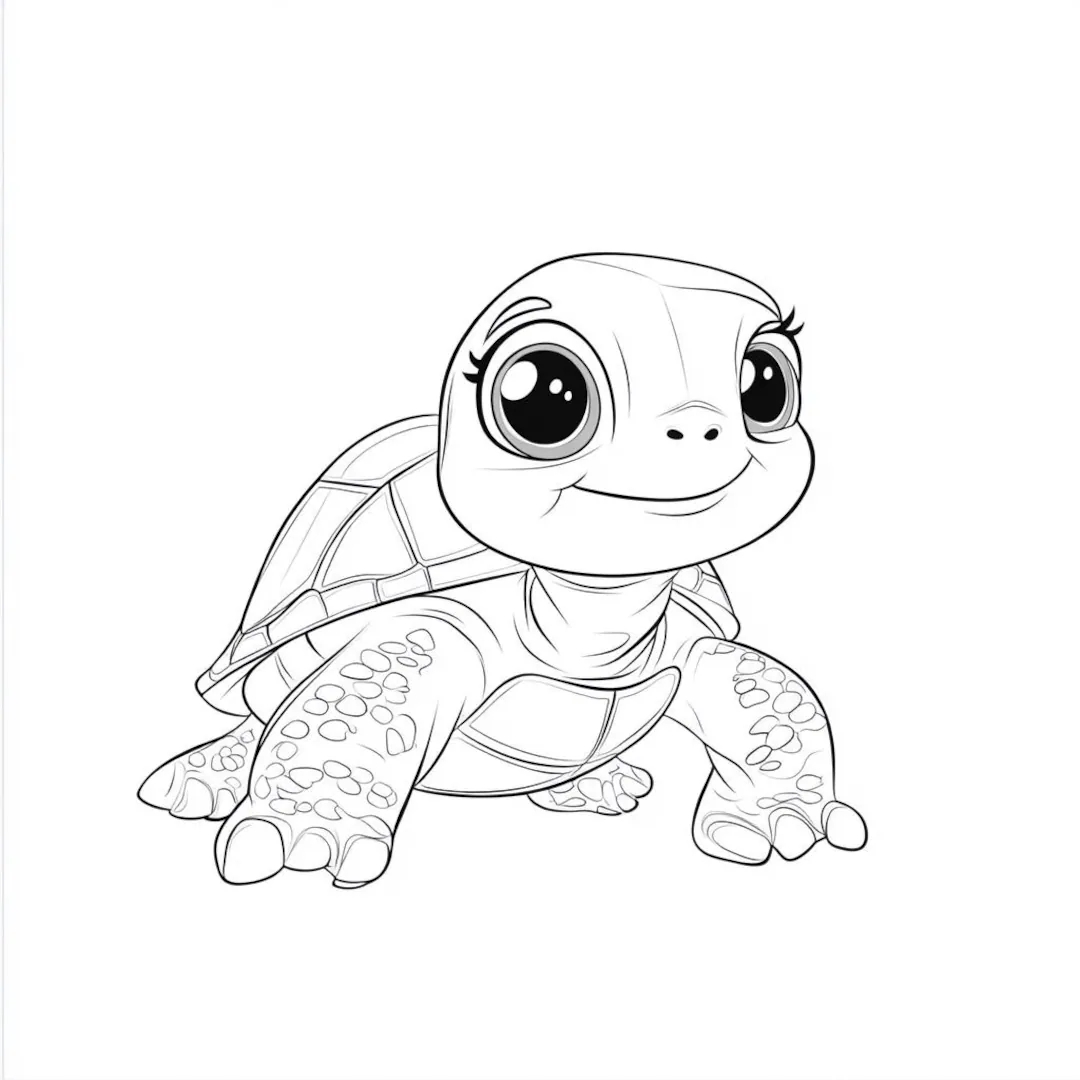 Nemo Turtle Coloring Pages